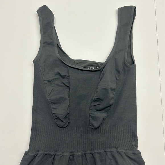 FP Movement Free People Good Karma Flare Onesie Dark Gray M/L NWOT IR - Picture 5 of 14
